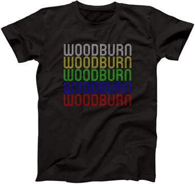 Retro Style Vintage Hometown - Woodburn, in 46797 - Souvenir - Unisex - T-Shirt