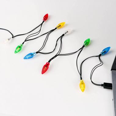 2PCS LED Christmas Lights Charging Cable,Festive USB Bulb Charger,50 Inch 10 LED Multicolor Cord For Phone 14/Pro Max/Pro/Plus,Phone 13/Pro Max/Pro/Mini,12 Pro Max/11 Pro/8/7/6,X,XR,XS Max Airpods Etc