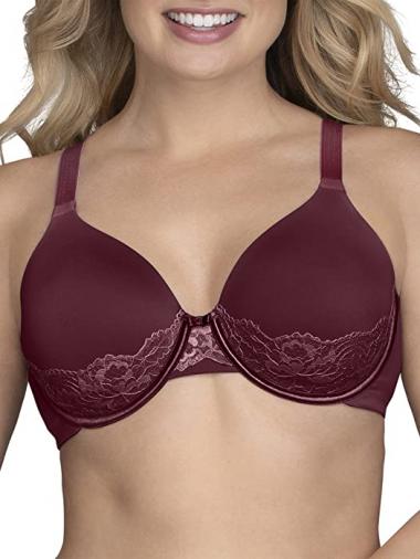 Vanity Fair Women's Beauty Back Lace Full Figure Underwire Bra 76382