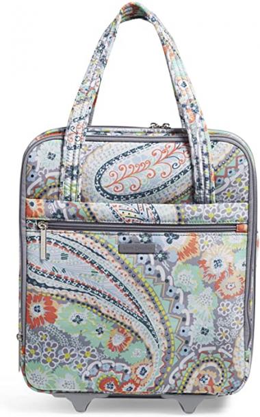 Vera Bradley Softside Underseat Rolling Work Bag