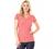 J. Village Women's Summer T-Shirt - Round and V-Neck Short Sleeve Super Soft Stretch Summer Tee Top