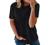 Biucly Womens Short Sleeve Crewneck Shirts Loose Casual Tee T-Shirt