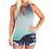 Womens Tops Summer Halter Cutout Front Sleeveless Tank Tops Trendy Ombre Sunflower Graphic Tee Shirts Camisole Blouses