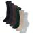 Pack of 5 Womens Winter Socks Warm Thick Knit Wool Soft Vintage Casual Crew Socks Gifts