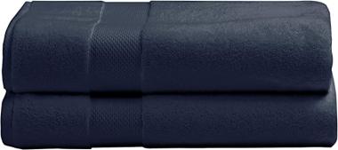 Charisma American Heritage 2 Pack Navy Bath Towel