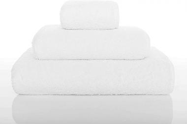 Graccioza Long Double Loop Bath Sheet (41" x 72") - White - Made in Portugal, 700-GSM, 100% Egyptian Cotton