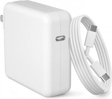 Eezapet Mac Book Pro Charger,96W USB-C Power Adapter Compatible with MacBook Pro 16/15/14/13-inch,for MacBook Air,for MacBook 12-inch,for Ipad Pro,Included 6.6ft USB-C to USB-C Cable(2M)