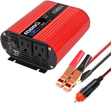 Power inverters 12v to 110v Converter Car Power Outlet car Inverter car Power Adapter DC Inverter Power Outlet for car 500 watt Inverter car Plug in Adapter Outlet,12v Inverter