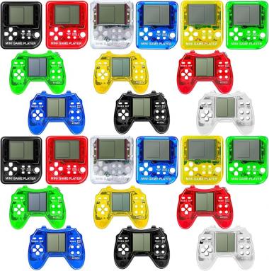 24Pcs Video Game Party Favors for Kids, Arcade Video Game Keychain,Bulk Video Game Party Supplies for Birthday,Goodies Bags Stuffer Classroom Prizes