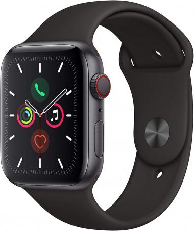 Apple Watch Series 5 (GPS + Cellular, 40mm) - Space Gray Aluminum Case with Black Sport Band