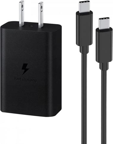 Samsung 15W USB-C Fast Charging Wall Charger(USB-C Cable Included) for Samsung Galaxy S8/S8 Plus/S9/S10/S10 Plus/S10E/ S20/S20 Plus/S21/S21 Ultra/Note 8/Note 9/Note 10/Note 20