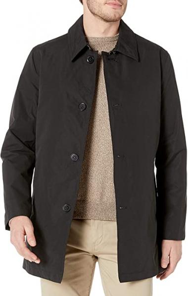 Cole Haan Signature Men's 2-in-1 Car Coat with Removable Lining