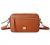 Dooney & Bourke Pebble Leather Camera Zip Crossbody Bag