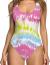 RAISEVERN Womens One Piece Swimsuits Funny Bathing Suits Swimwear Monokini