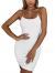 Eliacher Backless Dress Women's Spaghetti Strap Sexy Clubwear Bodycon Mini Dress