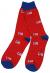 American Eagle Unisex Patterned/Fun Classic Crew Socks - One Size