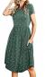 Simier Fariry Womens Modest Teacher Midi Casual Dress with Pockets