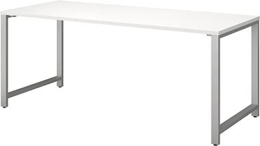 Bush Business Furniture 400 Series Table Desk with Metal Legs, 72W x 30D, White