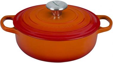 Le Creuset Enameled Cast Iron Signature Sauteuse Oven, 3.5 qt, Flame