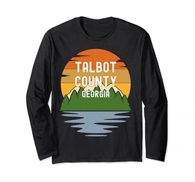 From Talbot County Georgia Vintage Sunset Long Sleeve T-Shirt