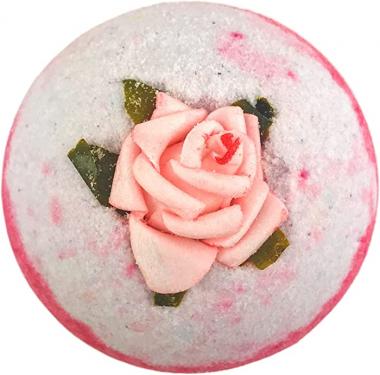 BRUBAKER Big Handmade"Passion" Fizzy Bubble Bath Bomb - All Natural, Vegan, Organic Ingredients - Essential Oils for Moisturizing Dry Skin - Perfect Relaxation - 8.1 Ounce