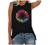 Workout Tops for Women Summer Sunflower Printed Graphic Sleeveless T Shirts Tank Top Casual Loose Cute Vest Tee Blouse