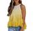 Womens Summer Tops 2022 High Neck Summer Boho Floral Halter Tank Tops Babydoll Ruffled Flowy Sleeveless Shirts Blouses