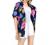 LA LEELA Women's Vacation Camp Blouse Top Hawaiian Shirt