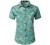 JOGAL Women's Floral Blouse Casual Button Down Short Sleeve Aloha Hawaiian Shirt