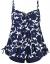 Septangle Women Plus Size Bathing Suits Paisley Print Two Piece Swimsuit Tankini Swimwear