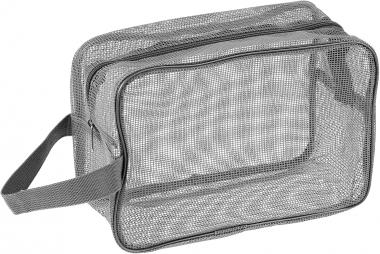 Mesh Shower Bag, Portable Mesh Shower Caddy Bag Dorm Toiletry Organizer Tote Grey Quick-Dry Gym Shower Mesh Bag for Gym Travel Camping Bathroom College Dorm Room