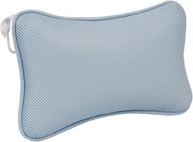 FJZFXKZL Bath Pillow, 3D Mesh Spa Bathtub Headrest Pillow with Suction Cups Non-Slip Cushion Bath Tub Spa Pillow for Neck Back Bathroom Bath Decor (Color : Blue)