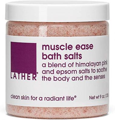 LATHER Muscle Ease Bath Salts, 9 Ounce