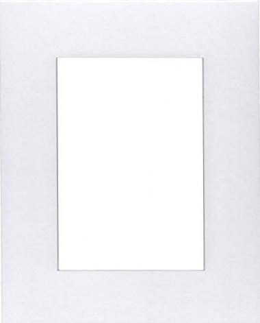 Pack of (2) 24x36 Acid Free White Core Picture Mats Cut for 20x30 Pictures in White