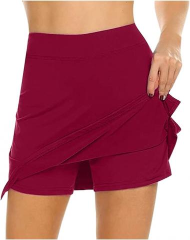 Athletic Tennis Skirts for Women Golf Activewear High Waisted Skorts Summer Mini Workout Running Gym Shorts Comfy Skorts