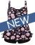 Septangle Women Plus Size Bathing Suits Paisley Print Two Piece Swimsuit Tankini Swimwear