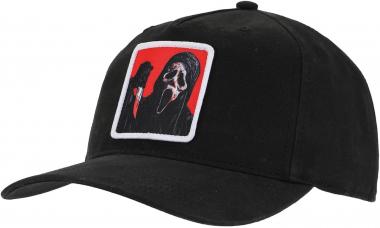 Ghostface Red Square Black Snapback Hat