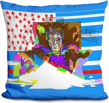 LiLiPi Scare Face Decorative Accent Throw Pillow