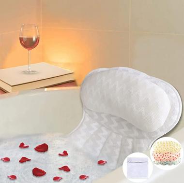 XXzhang Bath Pillow, Luxury Bathtub Pillow, Relaxing Headrest Pillows for Head & Neck Support - Bathtub Accessories