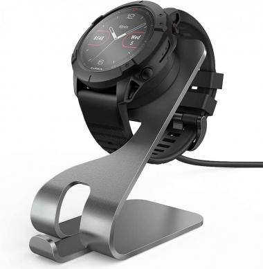 TUSITA Charger Stand Compatible with Garmin Fenix 7 7S 7X 6 6S 6X Pro 5 5S 5X Plus,Epix 2,Forerunner 945 45 45S 245 255 955,Instinct,Vivoactive 3 4 4S, for Vivomove 3S,Venu 2 Sq,Approach S10 S60