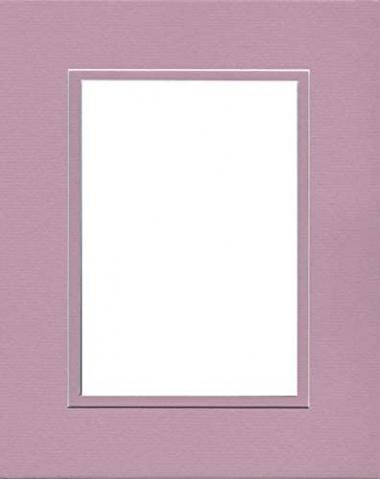 16x20 Double Acid Free White Core Picture Mats Cut for 11x14 Pictures in Lavender and Lavender