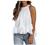 Womens Summer Tops 2022 High Neck Summer Boho Floral Halter Tank Tops Babydoll Ruffled Flowy Sleeveless Shirts Blouses