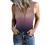 Women Tank Tops Summer Sleeveless Shirts Slim Basic Cami Top T-Shirt Trendy Ombre Knit Ribbed Button Up Henley Blouses