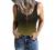 Women Tank Tops Summer Sleeveless Shirts Slim Basic Cami Top T-Shirt Trendy Ombre Knit Ribbed Button Up Henley Blouses