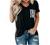 Womens T Shirts Fashion Leopard Summer Short Sleeve Striped Color Block Casual Crewneck Shirt Baseball Raglan Tee Top