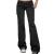 Viatabuna Y2k Flare Pants for Women Low Rise Black Bell Bottom Leggings Bootcut Trousers