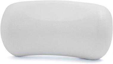 uxcell White Neck Back Support Headrest Comfort Bathtub Tub Bath Spa Pillow Cushion W/ 2 Suction Cups