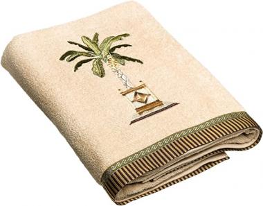 Avanti Linens Banana Palm Bath Towel, Linen