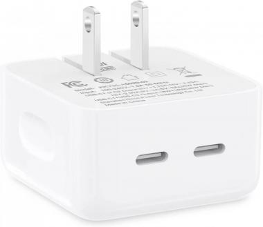 iPhone 14 Charger, 35W Dual USB C Port Charger [GaN] PD 3.0 Power Adapter, USB C Wall Charger Block for iPhone 14 Pro/14 Pro Max/ 14 Plus, iPhone 13/13 Pro Max, iPhone 12/12 Pro Max, Watch Ultra/7/SE