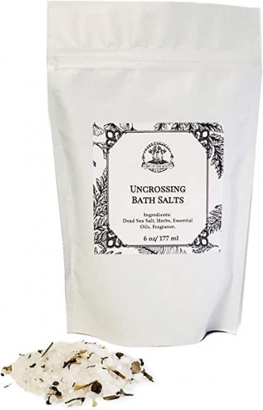 Uncrossing Bath Salts 6 oz for Spiritual Cleansing & Removing Curses, Hexes & Jinxes Hoodoo Voodoo Conjure Wicca Spell